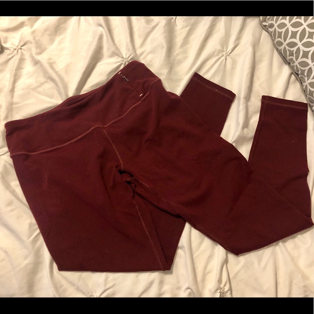 Calia Maroon Leggings